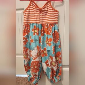 Bonnie Jean Floral Jumpsuit